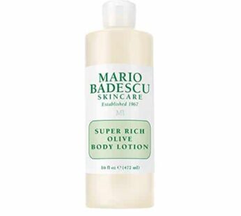 Mario Badescu Super Rich Olive Body Lotion for Dry Skin, Non-Greasy and Creamy Skin Care Moisturizer Infused with Olive Oil, Ideal for All Skin Types, 16 Fl Oz