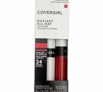 COVERGIRL Outlast All Day Two-Step Lipcolor Ever Red Dy 507, 0.13 Oz Pack of 2