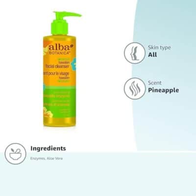 Alba Botanica Hawaiian Facial Cleanser, Pore Purifying Pineapple Enzyme, 8 Oz - Image 7