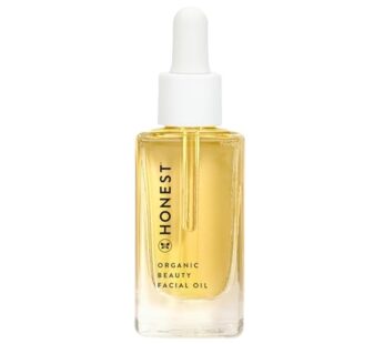 Honest Beauty Organic Facial Oil for All Skin Types | Nourishes + Replenishes | Avocado Oil, Apricot Oil, Jojoba Oil | Naturally Scented, EWG Verified, Vegan + Cruelty Free | 1 fl oz