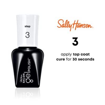 'Sally Hansen Salon Gel Polish?, Gel Top Coat, Chip Resistant, Shiny Finish, LED Lamp Required - Image 6