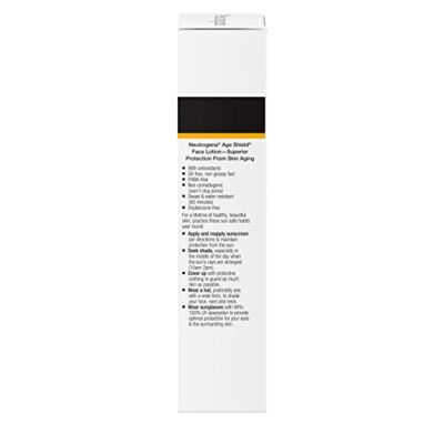 Neutrogena Age Shield Anti-Oxidant Face Lotion Sunscreen with Broad Spectrum SPF 70, Oil-Free & Non-Comedogenic Moisturizing Sunscreen to Prevent Signs of Aging, 3 fl. oz - Image 12