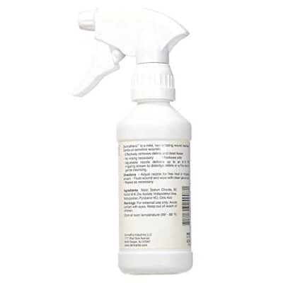DermaRite's DermaKlenz Wound Cleanser - Rinse-Free Gentle and Mild Cleansing, Helps Clear Wound Debris - Spray Bottle, 8 oz., 1 Count - Image 2