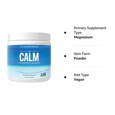 Natural Vitality Calm, Magnesium Citrate Supplement, Anti-Stress Drink Mix Powder, Unflavored - 8 Ounce (Packaging May Vary) - Image 3