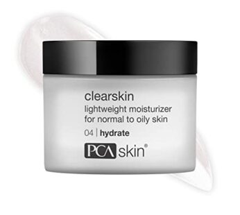 PCA SKIN Clearskin Lightweight Face Moisturizer for Oily Skin, Daily Hydrating Facial Moisturizer for Oily, Acne-Prone, and Sensitive Skin, Quick Absorbing, Reduces Discolorations, 1.7 oz Jar