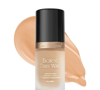 Too Faced Born This Way Natural Finish Longwear Liquid Foundation, 1.01 fl. oz., Nude