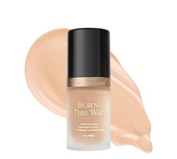 Too Faced Born This Way Natural Finish Longwear Liquid Foundation, 1.01 fl. oz., Almond