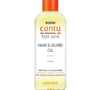 Cantu for Men Hair & Beard Oil, 3.4 fl oz (Packaging May Vary)