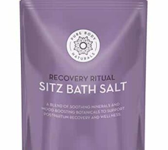Pure Body Naturals Sitz Bath Salt ? Postpartum Care and Hemorrhoid Treatment ? Natural Soak for Self Care and Hemmoroid Treatment – Post Partum Essentials, 10 Oz