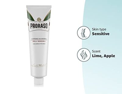 Proraso Shaving Cream, Sensitive Skin, 5.2 Oz, 1 Count - Image 9