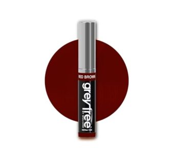 Greyfree Root touch up hair mascara temporary cover conceal gray roots hair lines eyebrows mens mustache and beards Red-Brown