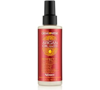 Creme of Nature, Argan Oil for Hair, Perfect 7-in-1 Leave-in Treatment, for Healthy Hair with Exotic Shine, 5.1 Fl Oz (Package May Vary)