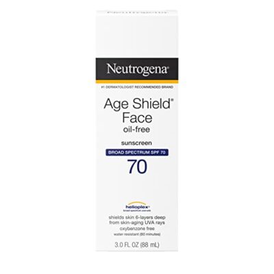 Neutrogena Age Shield Anti-Oxidant Face Lotion Sunscreen with Broad Spectrum SPF 70, Oil-Free & Non-Comedogenic Moisturizing Sunscreen to Prevent Signs of Aging, 3 fl. oz - Image 8
