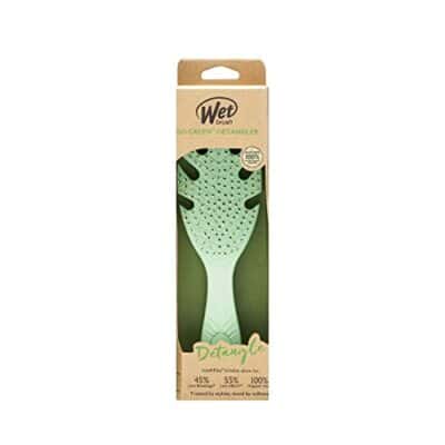 Wet Brush Go Green Hair Detangler Brush, Green - Detangling Hair Brush - Ultra-Soft IntelliFlex Bristles Glide Through Tangles & Gently Loosens Knots While Minimizing Pain, Split Ends & Breakage - Image 4