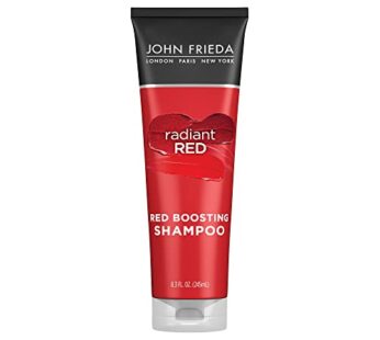 John Frieda Radiant Red Red Boosting Shampoo, Daily Shampoo, Helps Enhance Red Hair Shades, 8.3 Ounce, with Pomegranate and Vitamin E