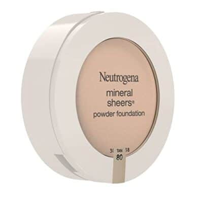 Neutrogena Mineral Sheers Compact Powder Foundation, Lightweight & Oil-Free Mineral Foundation, Fragrance-Free, Tan 80,.34 oz (Pack of 2) - Image 11