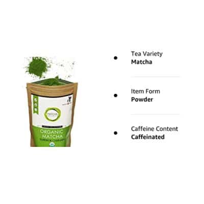 eco heed Organic Japanese Matcha Green Tea Powder - Premium Superior Culinary Grade - Stone Ground No Additives - (1.05oz) - Image 8