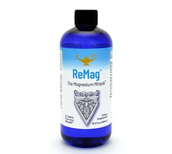 ReMag Pico-Ionic Liquid Magnesium by RnA ReSet. Formulated by Dr. Carolyn Dean for Complete Absorption. Experience The Magnesium Miracle. 16.2 fl oz