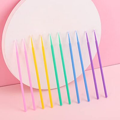500 Pcs Micro Applicator Brush, Micro Swabs, Disposable Eye Lashes Mascara Wands for Eyelash Extension Tbestmax - Image 6