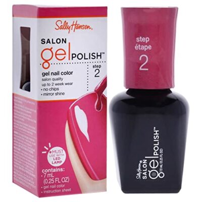 Sally Hansen Salon Pro Gel Nail Polish Lacquer, Back to the Fuchsia, 0.24 Fl. Oz. - Image 3