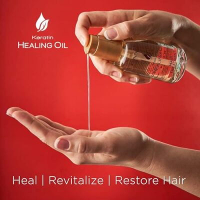 L'ANZA Keratin Healing Hair Oil Treatment, Keratin Hair Treatment, Hair Oil For Damaged Hair, Revives & Nourishes, Sulfate Free Healing Oil for Hair with Phyto IV Complex, Cruelty Free Hair Care - Image 5