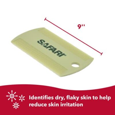 Coastal Pet Safari Double-Sided Grooming Comb - One Size Short Hair Dog Grooming Kit for Flea Prevention and Detection - Image 4