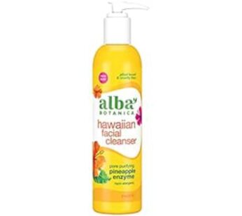 Alba Botanica Hawaiian Facial Cleanser, Pore Purifying Pineapple Enzyme, 8 Oz