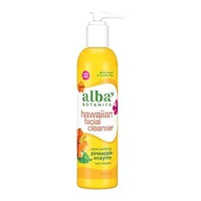 Alba Botanica Hawaiian Facial Cleanser, Pore Purifying Pineapple Enzyme, 8 Oz