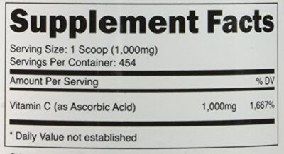 Nutricost Pure Ascorbic Acid Powder (Vitamin C) 1LB - Image 7