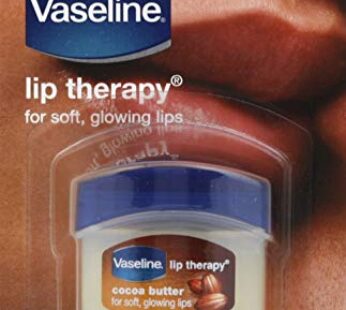Vaseline Lip Therapy Cocoa Butter.25 oz (Pack of 2)