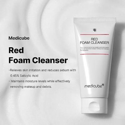 Medicube Red Foam Cleanser - Deeply cleanses, remove impurities, control sebum, | Korean Skincare - Image 2