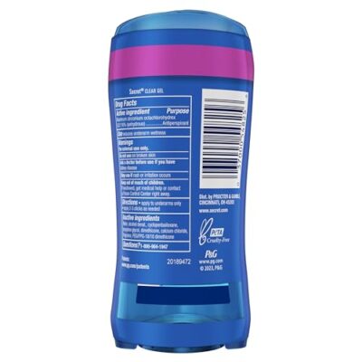 Secret Outlast Antiperspirant and Deodorant for Women, Clear Gel, Completely Clean Scent, 2.6 oz (Pack of 2) - Image 9