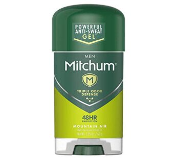 Mitchum Anti-Perspirant and Deodorant, Power Gel, Mountain Air, 2.25 Ounce (63 Gram) (Pack of 6)