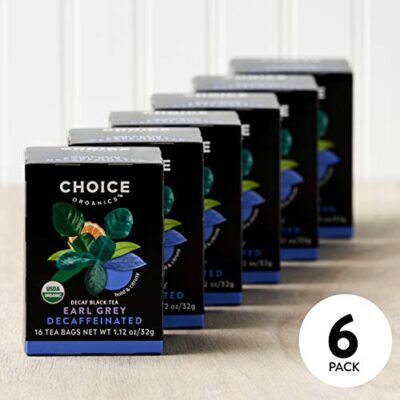 Choice Organics - Organic Decaffeinated Earl Grey Tea (6 Pack) - With Bergamot - Fair Trade - Compostable - 96 Organic Black Tea Bags - Image 5