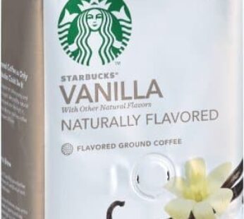 Starbucks, A Natural Fusions Vanilla Flavored Ground Coffee 11 Ounce