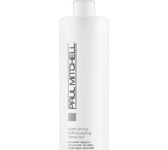 Paul Mitchell Soft Sculpting Spray Gel, Natural Hold, Soft Finish, For All Hair Types, 16.9 fl. oz.