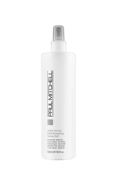 Paul Mitchell Soft Sculpting Spray Gel, Natural Hold, Soft Finish, For All Hair Types, 16.9 fl. oz.