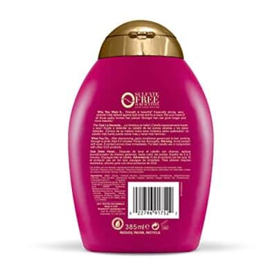 Anti-Breakage + Keratin Oil Fortifying Anti-Frizz Conditioner for Damaged Hair & Split Ends, with Keratin Proteins & Argan Oil, Paraben-Free, Sulfate-Free Surfactants - Image 3