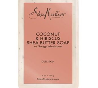 Shea Moisture Coconut & Hibiscus Shea Butter Soap, 8 Ounce