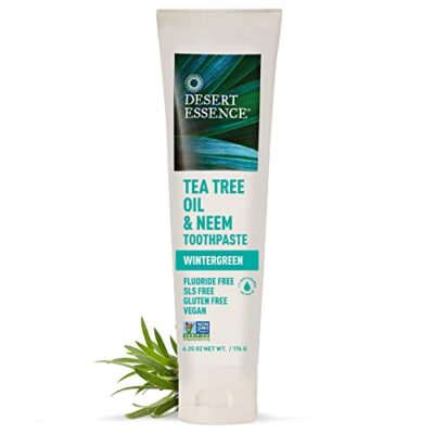 Desert Essence Natural Tea Tree Oil and Neem Toothpaste, 176g (6.25 OZ) - Image 2