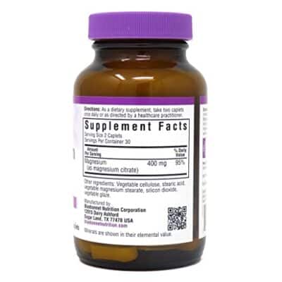 Bluebonnet Nutrition Magnesium Citrate (400mg of Magnesium)- Maximum Absorption - Supports Immune Health & Energy Production - Soyfree, Gluten-Free, Non-GMO, Kosher, Dairy Free, Vegan, 60 Caplets - Image 11