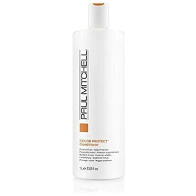 Paul Mitchell Color Protect Conditioner, Adds Protection, For Color-Treated Hair, 33.8 fl oz