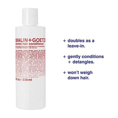 Malin + Goetz Cilantro Hair Conditioner, 16 Fl. Oz. - Hydrating Conditioner for Women & Men, Hair Care Products, Hair Moisturizer, Tames Frizz for All Hair Types, Vegan & Cruelty-Free - Image 3