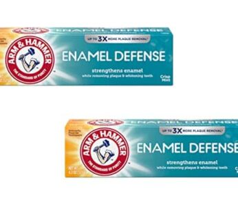 ARM & Hammer Truly Radiant Bright & Strong Fluoride Anticavity Toothpaste Fresh Mint 4.3 oz (Packs of 2)