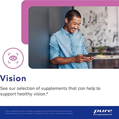 Pure Encapsulations Lutein & Zeaxanthin - Supports Overall Vision* - Maintains Macular Pigment & Eye Health* - Antioxidant Support* - Vegan-Friendly & Non-GMO - 60 Capsules - Image 7