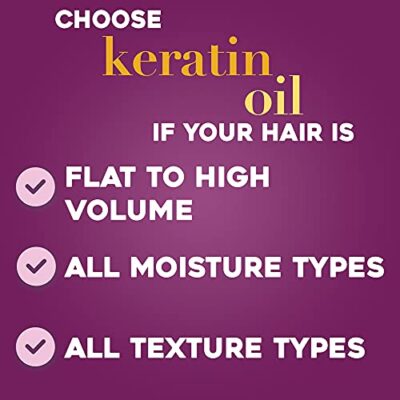 Anti-Breakage + Keratin Oil Fortifying Anti-Frizz Conditioner for Damaged Hair & Split Ends, with Keratin Proteins & Argan Oil, Paraben-Free, Sulfate-Free Surfactants - Image 4