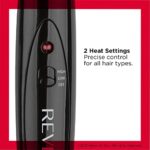 REVLON Silicone Bristle Heated Hair Styling Brush, Black, 1 inch barrel - Image 3