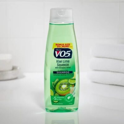 Alberto VO5 Kiwi Lime Squeeze Clarifying Shampoo - Moisturizing Shampoo with Clarifying Formula - 5 Vitamins and Oils - Fruity Kiwi Fragrance - 15 oz - Image 3