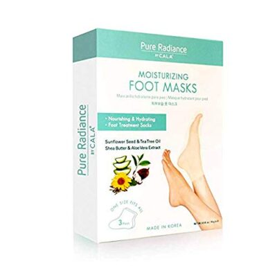 Pure Radiance by CALA Moisturizing Foot Masks 3 Pairs. - Image 2