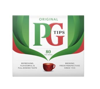 PG Tips Black Tea, 80 Count Tea Bags (Pack of 3)
